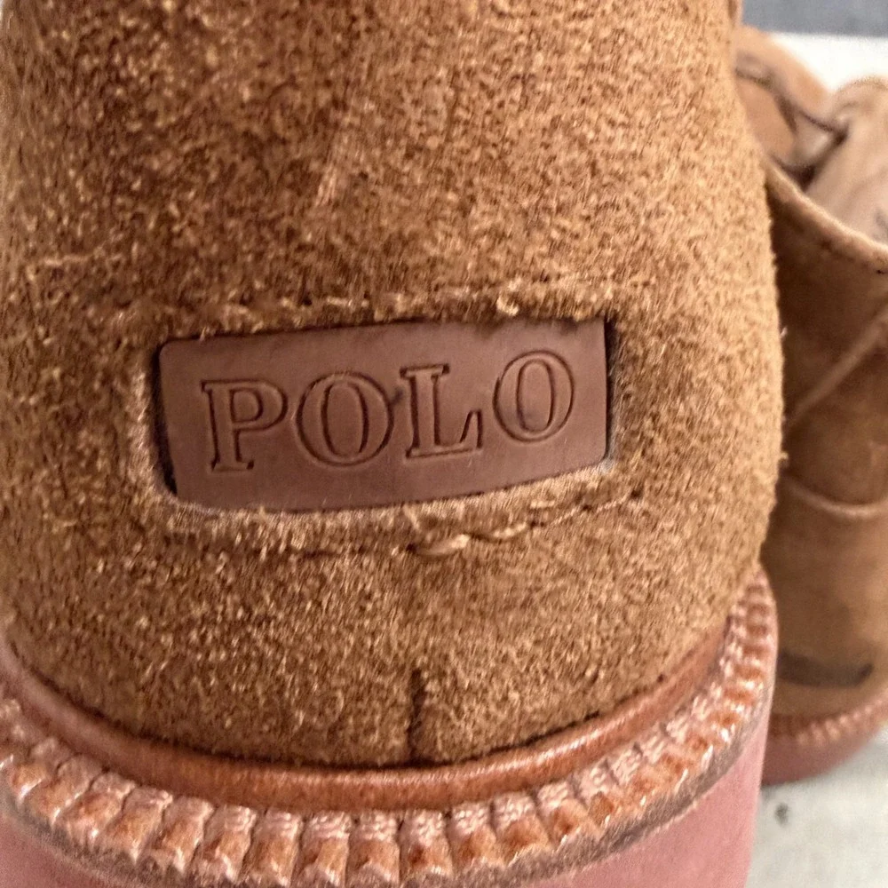 Polo Ralph Lauren Chukka Boots 9.5D Brown Suede Torrington 11431 Desert Boots